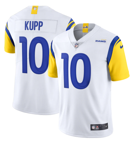 Men's White Los Angeles Rams #10 Cooper Kupp 2021 Vapor Untouchable Limited Alternate Stitched Jersey